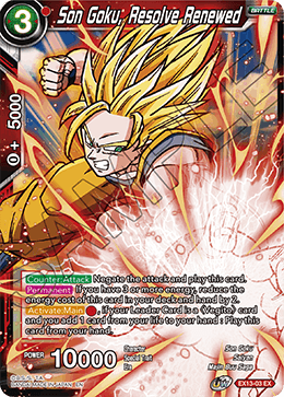 Son Goku, Resolve Renewed - EX13-03 - Expansion Rare available at 401 Games Canada