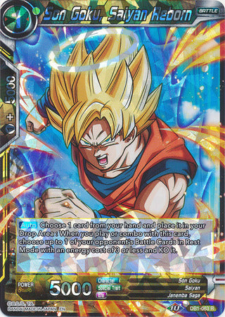 Son Goku, Saiyan Reborn - DB1-063 - Rare available at 401 Games Canada