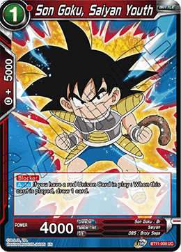 Son Goku, Saiyan Youth - BT11-008 - Uncommon (FOIL) (Reprint) available at 401 Games Canada