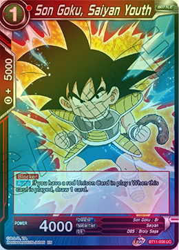 Son Goku, Saiyan Youth - BT11-008 - Uncommon (FOIL) available at 401 Games Canada