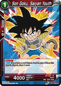 Son Goku, Saiyan Youth - BT11-008 - Uncommon available at 401 Games Canada