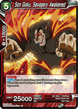 Son Goku, Savagery Awakened - BT10-006 - Uncommon (FOIL) (Reprint) available at 401 Games Canada