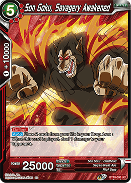 Son Goku, Savagery Awakened - BT10-006 - Uncommon available at 401 Games Canada