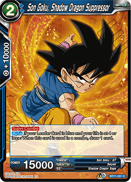 Son Goku, Shadow Dragon Suppressor - BT11-051 - Common (FOIL) (Reprint) available at 401 Games Canada