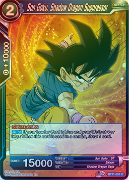 Son Goku, Shadow Dragon Suppressor - BT11-051 - Common (FOIL) available at 401 Games Canada