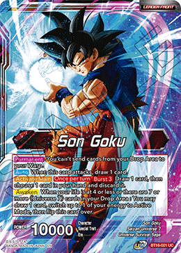 Son Goku // Son Goku, Supreme Warrior - BT16-001 - Uncommon (Foil) available at 401 Games Canada