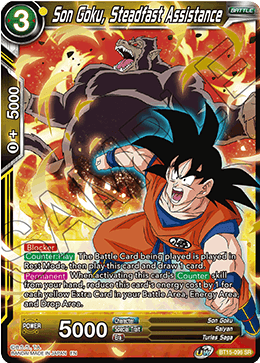 Son Goku, Steadfast Assistance - BT15-096 - Super Rare available at 401 Games Canada