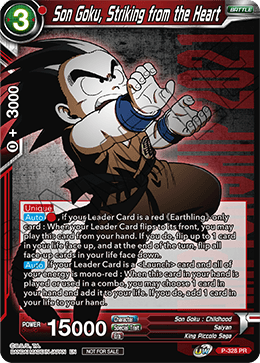 Son Goku, Striking from the Heart - P-328 - Promo available at 401 Games Canada