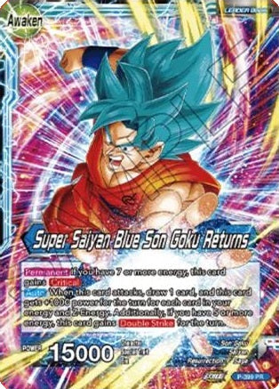 Son Goku // Super Saiyan Blue Son Goku Returns - P-399 - Promo available at 401 Games Canada