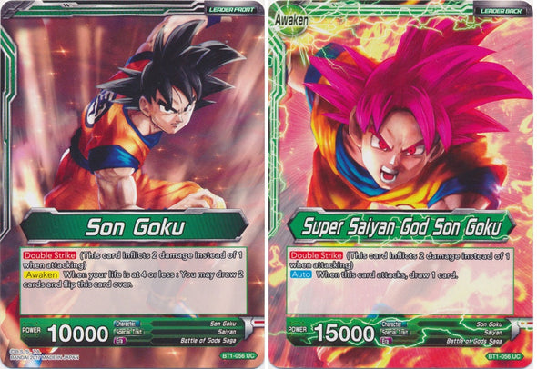 Son Goku // Super Saiyan God Son Goku - BT1-056 - Uncommon available at 401 Games Canada