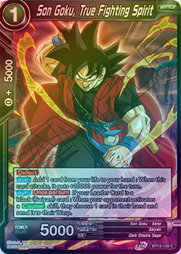 Son Goku, True Fighting Spirit - BT12-128 - Common (FOIL) available at 401 Games Canada