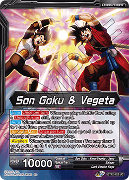 Son Goku & Vegeta/Gogeta, Fateful Fusion - BT12-122 - Uncommon available at 401 Games Canada