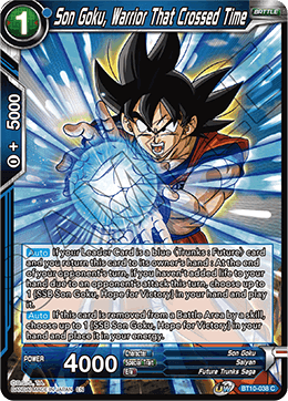 Son Goku, Warrior That Crossed Time - BT10-038 - Common (FOIL) (Reprint) available at 401 Games Canada