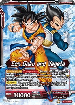 Son Goku and Vegeta // SSB Gogeta, Fusion Perfected - BT6-001 - Uncommon (FOIL) available at 401 Games Canada