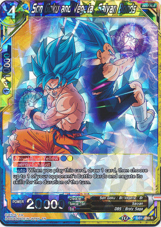 Son Goku and Vegeta, Saiyan Bonds - DB1-089 - Rare available at 401 Games Canada