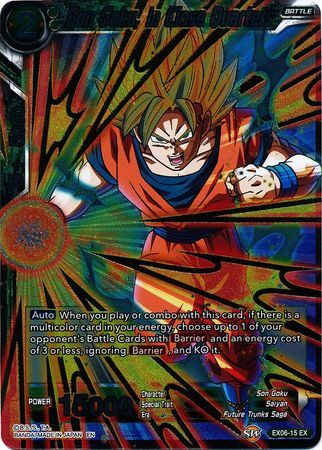 Son Goku, in Close Quarters - EX06-15 - Expansion Rare (Foil) available at 401 Games Canada