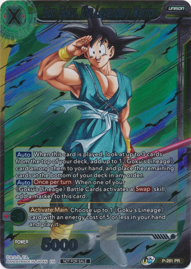 Son Goku, the Legendary Warrior - P-291 - Promo available at 401 Games Canada