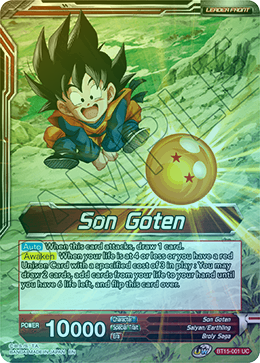 Son Goten - BT15-001 - Uncommon (FOIL) available at 401 Games Canada