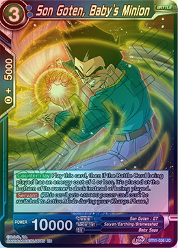 Son Goten, Baby's Minion - BT11-036 - Uncommon (FOIL) available at 401 Games Canada