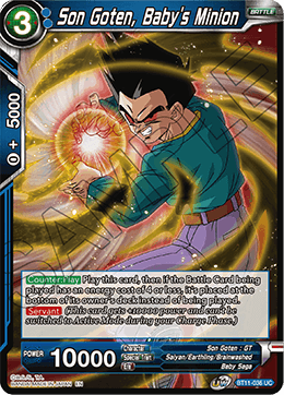 Son Goten, Baby's Minion - BT11-036 - Uncommon available at 401 Games Canada