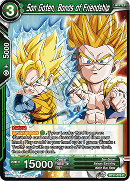 Son Goten, Bonds of Friendship - BT11-078 - Common (FOIL) (Reprint) available at 401 Games Canada