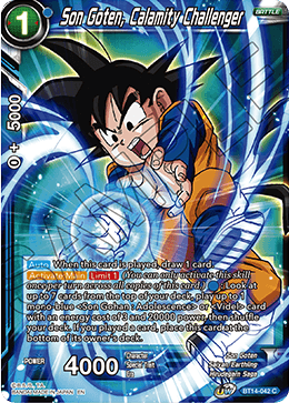 Son Goten, Calamity Challenger - BT14-042 - Common available at 401 Games Canada