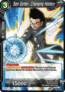 Son Goten, Changing History - DB3-106 - Common available at 401 Games Canada