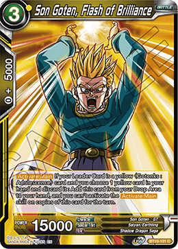 Son Goten, Flash of Brilliance - BT10-101 - Common (FOIL) (Reprint) available at 401 Games Canada