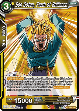 Son Goten, Flash of Brilliance - BT10-101 - Common available at 401 Games Canada