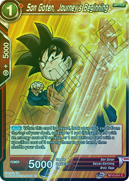 Son Goten, Journey's Beginning - BT15-011 - Common (FOIL) available at 401 Games Canada