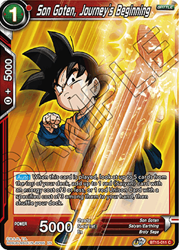 Son Goten, Journey's Beginning - BT15-011 - Common available at 401 Games Canada