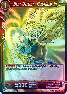 Son Goten, Rushing In - BT8-007 - Common (FOIL) available at 401 Games Canada