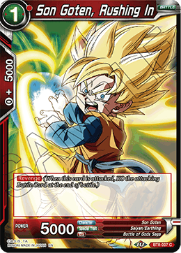 Son Goten, Rushing In - BT8-007 - Common available at 401 Games Canada