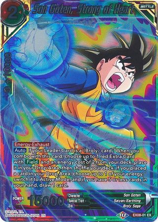 Son Goten, Strong of Heart - EX08-01 - Expansion Rare (Foil) available at 401 Games Canada