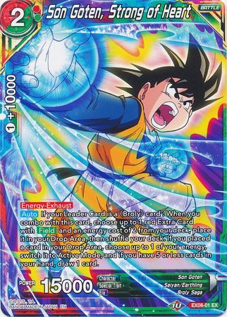 Son Goten, Strong of Heart - EX08-01 - Expansion Rare available at 401 Games Canada