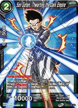 Son Goten, Thwarting the Dark Empire - BT13-127 - Uncommon available at 401 Games Canada