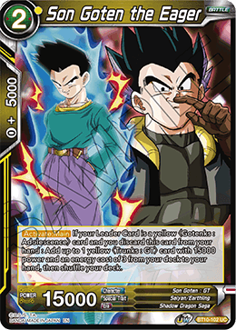 Son Goten the Eager - BT10-102 - Uncommon (FOIL) (Reprint) available at 401 Games Canada