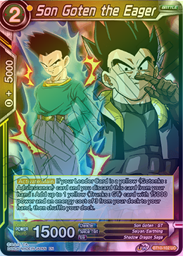 Son Goten the Eager - BT10-102 - Uncommon (FOIL) available at 401 Games Canada