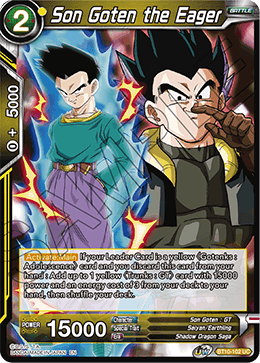 Son Goten the Eager - BT10-102 - Uncommon available at 401 Games Canada