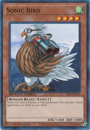 Sonic Bird - SS04-ENB14 - Common - 1st Edition available at 401 Games Canada