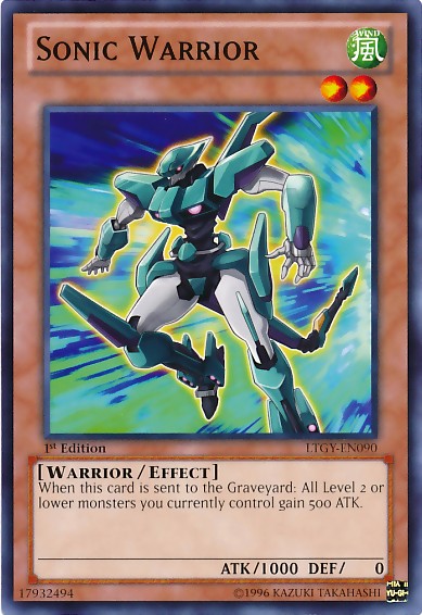 Sonic Warrior - LTGY-EN090 - Common - 1st Edition available at 401 Games Canada