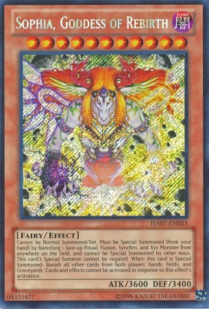 Sophia, Goddess of Rebirth - HA07-EN055 - Secret Rare - Unlimited available at 401 Games Canada