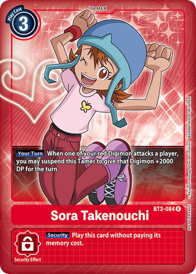 Sora Takenouchi (Box Topper) - BT2-084 - Rare available at 401 Games Canada