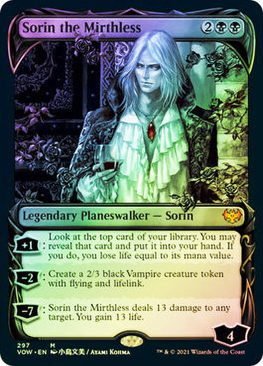 401 Games Canada - Sorin the Mirthless - Fang Frame Showcase (Foil) (VOW) 401 Games Canada - Sorin the Mirthless - Fang Frame Showcase (Foil) (VOW)