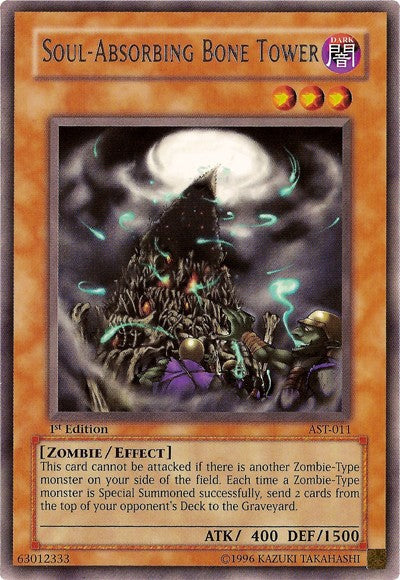 Soul-Absorbing Bone Tower - AST-011 - Rare - 1st Edition available at 401 Games Canada