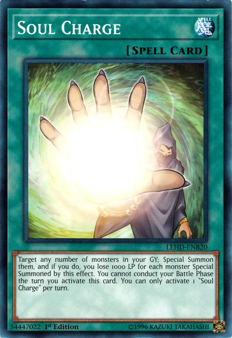 Soul Charge - LEHD-ENB20 - Common - 1st Edition available at 401 Games Canada