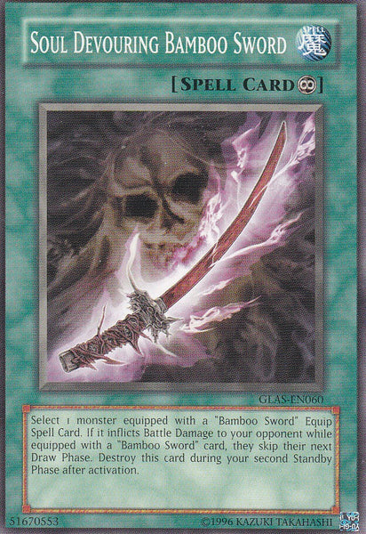 bamboo sword yugioh deck 401 Games Canada - Soul Devouring Bamboo Sword - GLAS-EN060 - Common