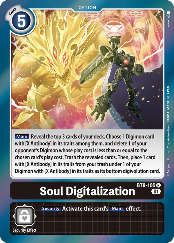 Soul Digitalization - BT9-105 - Rare available at 401 Games Canada