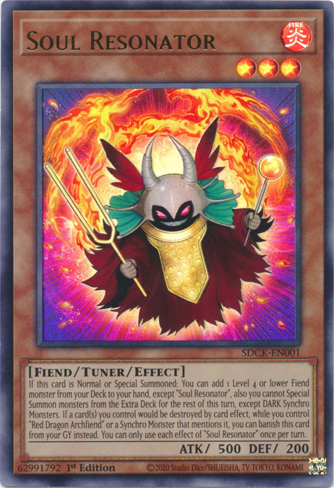 Soul Resonator - SDCK-EN001 - Ultra Rare - 1st Edition available at 401 Games Canada