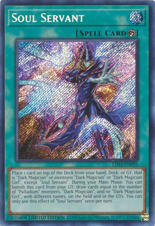 Soul Servant - LDS3-EN095 - Secret Rare - Limited Edition available at 401 Games Canada